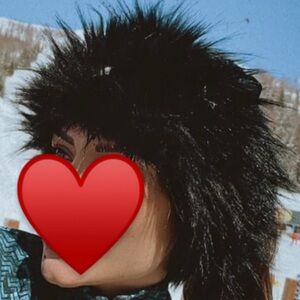 ASOS Black Faux Fur Hat NEW!